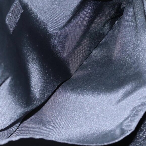 BURBERRY Blue Label Hand Bag Canvas Navy Auth ti2805 - Picture 13 of 16